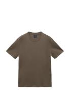 Medium Weight Regular Fit T-Shirt Brown Mango
