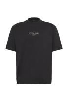 Ss 16S Rlxd Fit Ckj Graphic Tee Black Calvin Klein Jeans