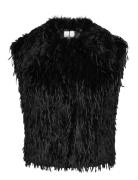 Dante6-Frisson Featherlook Waistcoat Black Dante6