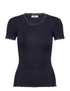 Rmwbalta Modal Ss T-Shirt Navy RM By Rosemunde