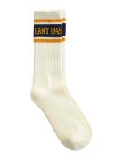 Logo Stripe Sport Socks Cream GANT