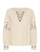 Cragate Blouse Cream Cream