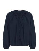 Crisabelle Blouse Navy Cream