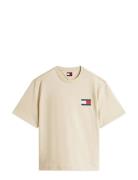 Tjm 90S Peaks Backprint Ss Tee Beige Tommy Jeans