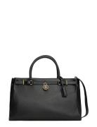 American Icon Tote Leather Black Tommy Hilfiger
