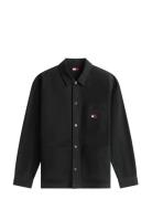 Tjm Essential Overshirt Ext Black Tommy Jeans