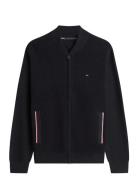 Rwb Textured Zip Through Bomber Black Tommy Hilfiger