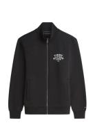 Hilfiger Arch Stand Collar Zip Black Tommy Hilfiger