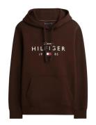 Brand Love Big Hilfiger Hoodie Brown Tommy Hilfiger