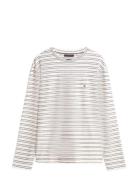 Boucle Stripe Ls Tee White Tommy Hilfiger