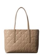 Quilted Small Tote Beige Calvin Klein