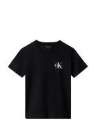 Chest Monologo Ss T-Shirt Black Calvin Klein