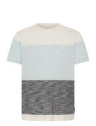 Bhkeith Block S/S Tee Blue Blend