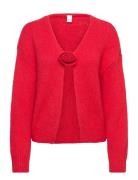 Yasruby Ls Knit Cardigan S. - D2D Red YAS