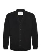 Wool Knit Cardigan - Black Black Garment Project