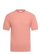 Knitted S/S O-Neck Tee  Lindbergh