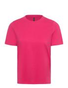 Vmpaulina Ss T-Shirt Jrs Noos Pink Vero Moda