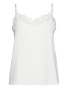 Pctiffany Strap Lace Top Wvn Noos Bc White Pieces