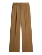 Timeless Wool Wide Leg Pant Brown Tommy Hilfiger
