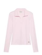 Ls Woven Label 2X2 Rib Johnny Co Pink Calvin Klein Jeans