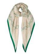 Chain Silk Large Scarf Green Tommy Hilfiger