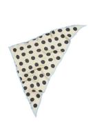 Maxi Polka Triangle Sia Scarf Black Becksöndergaard