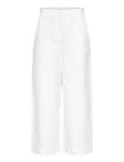 Awvana Mw Wide Ankle Pant Noos White Vero Moda