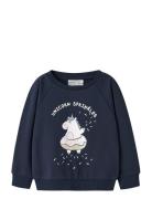 Nmfvenus Ls Nreg Sweat Unb Navy Name It