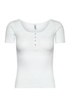 Pckitte Ss Top Jrs Noos Bc White Pieces