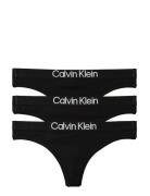 Thong 3Pk Black Calvin Klein