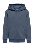 Osjceres Zip Thr. Hoodie Swt Noos Blue ONLY & SONS