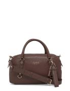 Marsha Box Satchel Brown GUESS