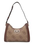 Karnilla Logo Shoulder Bag Brown GUESS