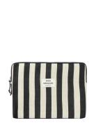 Knit Stripe Computer Sleeve Large Black Mads Nørgaard