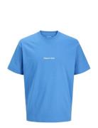 Jornorrebro Emb Tee Ss Cn Noos Mni Blue Jack & J S