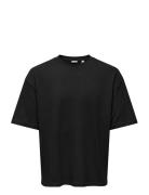 Onslenny Ovz Ss Strct Tee Noos Black ONLY & SONS