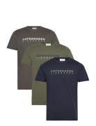 3 Pack Cph Tee S/S Patterned Lindbergh