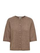 Jdyrue Life 2/4 Pearl Cardigan Knt Noos Brown JDY