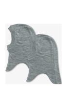 2 Wool Balaclava Felix Grey Wheat