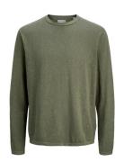 Jjesummer Knit Crew Neck Sn Green Jack & J S