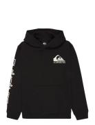 Omni Logo Hoodie Youth Black Quiksilver
