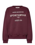 Luisasw Sweatshirt Burgundy Sofie Schnoor