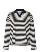 Slfmilly Ls Polo Navy Selected