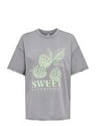 Onlkinna S/S Over Top Box Jrs Grey ONLY