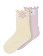 Nmfdoritti 2P Sock Pink Name It