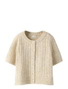 Nmfnalisa Ss Loose Knit Card Xnoos Cream Name It