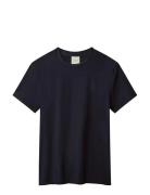 Ss Slim Stretch Cotton Crewnk Te Navy Calvin Klein