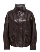 Onljulia Faux Leather Ovz. Bomber Otw Brown ONLY