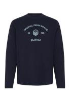 Bhkarson Logo L/S Tee Navy Blend