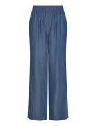 Msmirja Mid Waist Pant Blue Minus